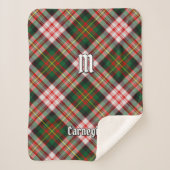 Clan Carnegie Jurk Tartan Sherpa Deken (Voorkant)