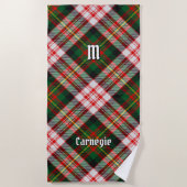 Clan Carnegie Jurk Tartan Strandlaken (Voorkant)