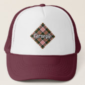 Clan Carnegie Jurk Tartan Trucker Pet (Voorkant)