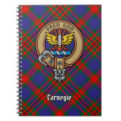 Clan Carnegie over Tartan Notitieboek (Voorkant)