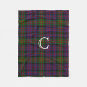 Clan Carnegie Pset Monogram Fleece Blanket (Voorkant)