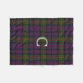 Clan Carnegie Pset Monogram Fleece Blanket Deken (Voorkant (Horizontaal))