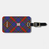 Clan Carnegie Tartan Bagagelabel (Voorkant horizontaal)