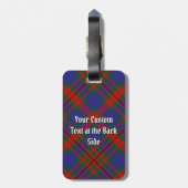 Clan Carnegie Tartan Bagagelabel (Achterkant verticaal)