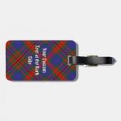 Clan Carnegie Tartan Bagagelabel (Achterkant horizontaal)
