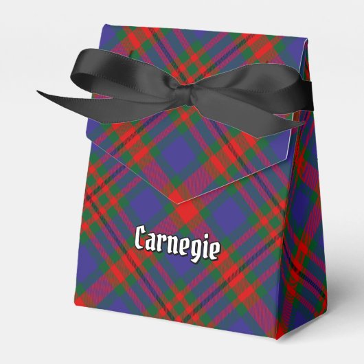 Clan Carnegie Tartan Bedankdoosjes (Voorkant Zijde)