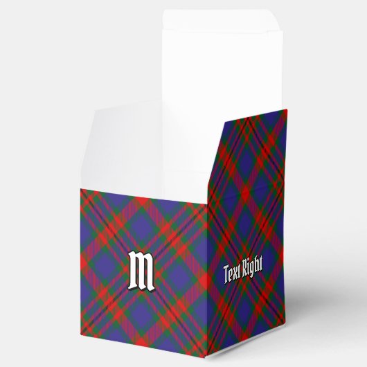 Clan Carnegie Tartan Bedankdoosjes (Geopend)