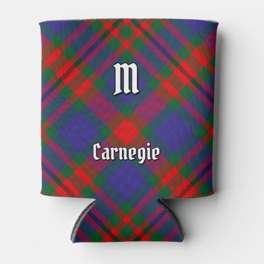 Clan Carnegie Tartan Blikjeskoeler (Voorkant)
