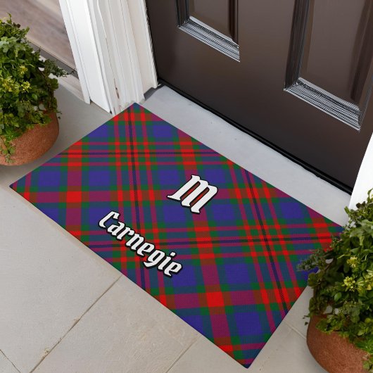 Clan Carnegie Tartan Deurmat
