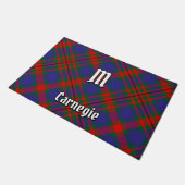 Clan Carnegie Tartan Deurmat (Schuin)