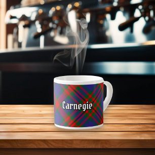 Clan Carnegie Tartan Espresso Kop