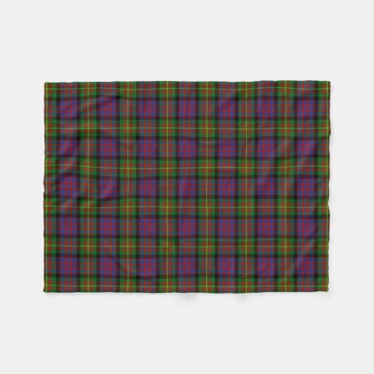 Clan Carnegie Tartan Fleece Deken (Voorkant (Horizontaal))