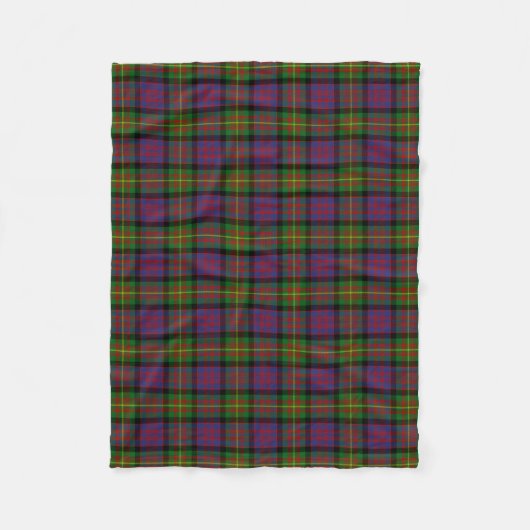 Clan Carnegie Tartan Fleece Deken (Voorkant)