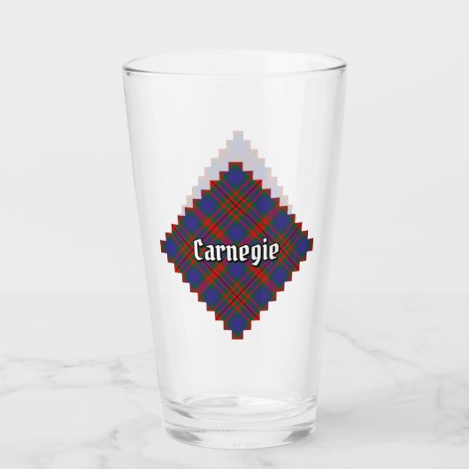Clan Carnegie Tartan Glas (Achterkant)