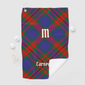 Clan Carnegie Tartan Golfhanddoek (Insitu)