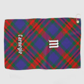 Clan Carnegie Tartan Golfhanddoek (Horizontaal)
