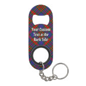 Clan Carnegie Tartan Mini Flessenopener (Achterkant)