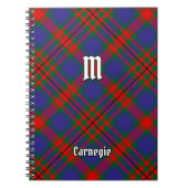 Clan Carnegie Tartan Notitieboek (Voorkant)
