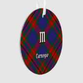 Clan Carnegie Tartan Ornament (voorkant)