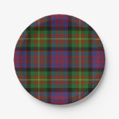 Clan Carnegie Tartan Papieren Bordje (Voorkant)