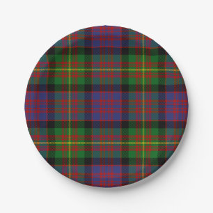 Clan Carnegie Tartan Papieren Bordje