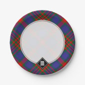 Clan Carnegie Tartan Papieren Bordje (Voorkant)