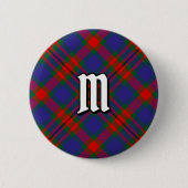 Clan Carnegie Tartan Ronde Button 5,7 Cm (Voorkant)
