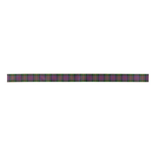 Clan Carnegie Tartan Satijnen Lint (Voorkant)