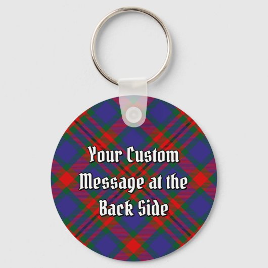 Clan Carnegie Tartan Sleutelhanger (Achterkant)