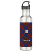 Clan Carnegie Tartan Waterfles (Voorkant)