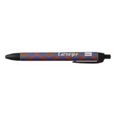 Clan Carnegie Tartan Zwarte Inkt Pen (Bodem)