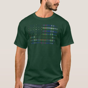 Clan Cathcart Schotse tartan VS vlag kilt Schotlan T-shirt