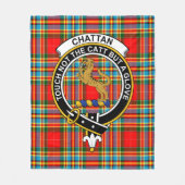 Clan Chattan Modern Tartan Pset Fleece Deken (Voorkant)