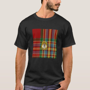 Clan Chattan Schotse Crest en Tartan   T-shirt