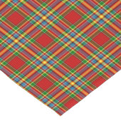 Clan Chattan Tartan Bright Scottish Pset Korte Tafelloper (Hoek)