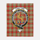Clan Chattan Tartan Pset Fleece Deken (Voorkant)