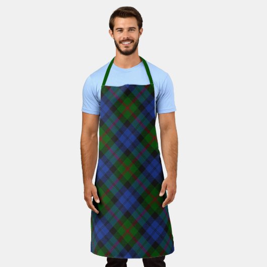 Clan Chef Baird Tartan Pattern Schort (Gedragen)