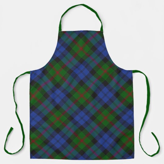 Clan Chef Baird Tartan Pattern Schort (Voorkant)
