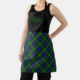 Clan Chef Black Watch Campbell Naam Schort