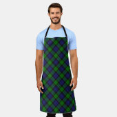 Clan Chef Black Watch Tartan Patroon Schort (Gedragen)