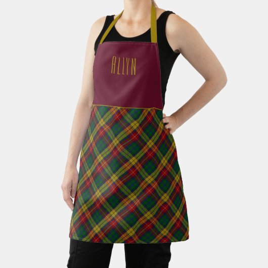 Clan Chef Buchanan Tartan Schort (Insitu)