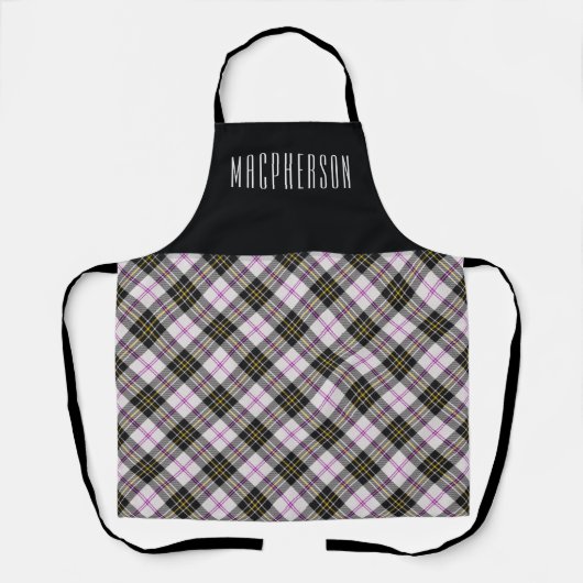Clan Chef MacPherson-spelnaam Schort (Voorkant)