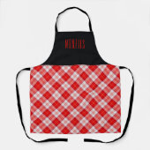Clan Chef Menzies Rode Schotse Plaid Schort (Voorkant)
