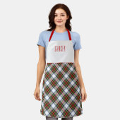 Clan Chef Stewart Royal Dress Tartann Pset Name Schort (Gedragen)