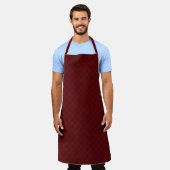 Clan Chef Tattersall Brooks Maroon Patroon Schort (Gedragen)