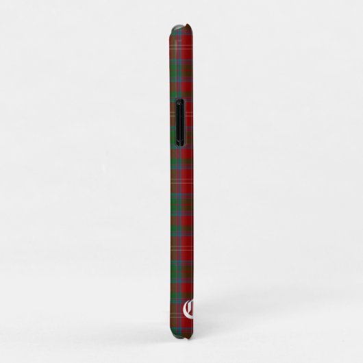Clan Chisholm Crest Badge & Tartan Case-Mate iPhone Case (Achterkant/rechts)