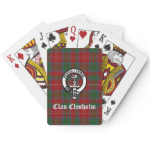 Clan Chisholm Crest Badge & Tartan