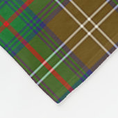 Clan Chisholm Hunting Tartan Pset Fleece Deken (Hoek)