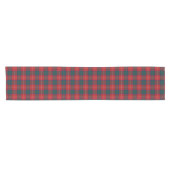 Clan Chisholm Rood en Blauw Schots Tartan Korte Tafelloper (Horizontaal)