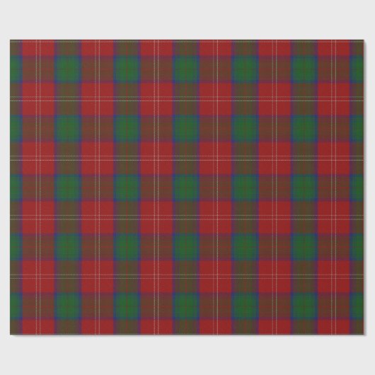 Clan Chisholm Scottish Tartan Cadeaupapier (Vlak)